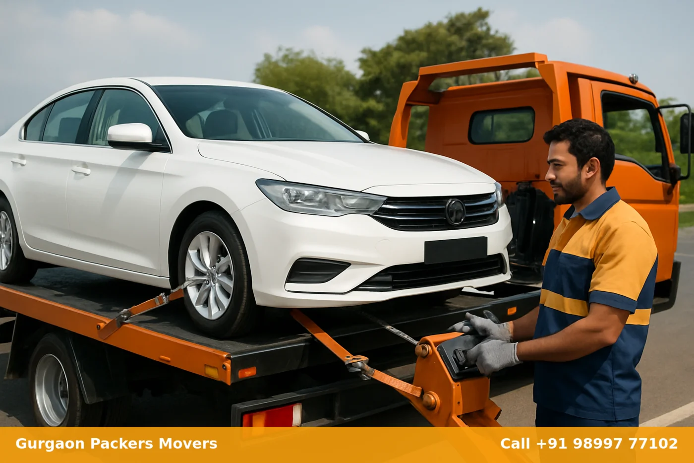 Reliable Car Transport Services in Faridabad by Gurgaon Packers Movers